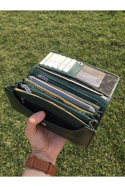 DERKON Useful Genuine Leather Women's Wallet