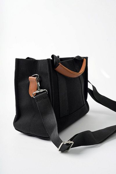 Z&M COLLECTION BAG SHOPPİNG Canvas Tote Bag - Suitable for Hand, Arm and Shoulder Use, with Zipper and Adjustable Strap