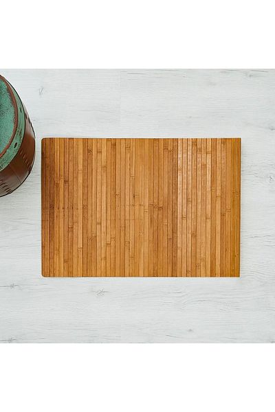 ELZEY HOME Αντιολισθητικό χαλάκι μπάνιου 50x80 cm Bamboo
