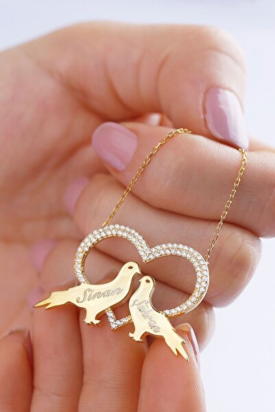 Silvano Jewelry 925 Ayar Gümüş Canım Annem Kumru Kolye