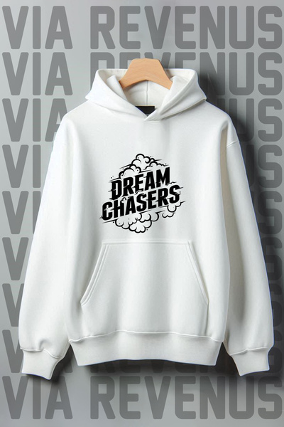 Vordevia Dream Chaser Printed - Hanorac supradimensionat cu glugă, cu 3 fire,...