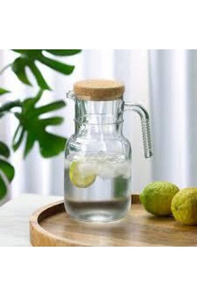 Paşabahçe 43783 Hoop Jug with Mushroom Lid 1500 Cc
