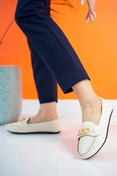 EDS Shoes Women's Daily Wearable Leather Skin-Out Ballerinas Soft Sole Office...