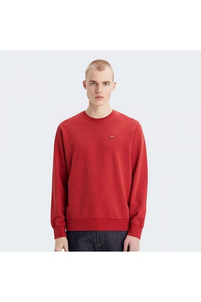 Levi's Men's Red Logo Round Collar Sweatshirt - A6327-0003