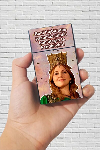SARANG Tabaka Ateşin Ta Kendisiyim Hürrem Standart Plastik Sigara Kutusu