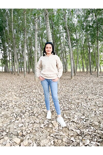 ARV MODA FASHİON THAT İNSPİRES ZIPPERED POLO NECK SWEATER/ sweatshirt