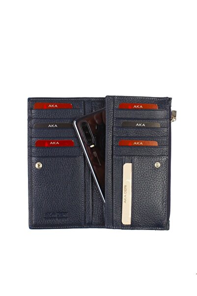 Aka Deri Leather Women's Wallet 462 17