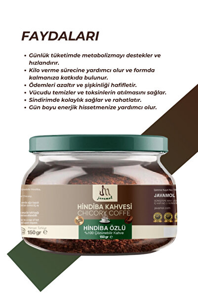javamol Hindiba Kahvesi Premium Kahve 3'lü Paket 1 Aylık - 60 Kullanım