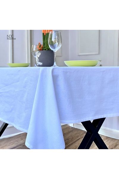 NDC HOME Premium Linen White - Față de masă cu design simplu