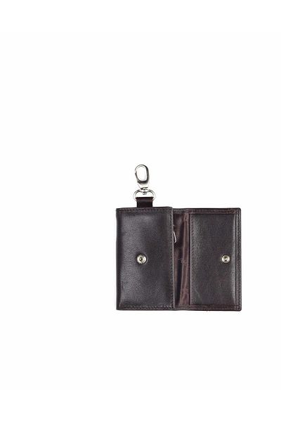 Aka Brown Leather Keychain 005 3