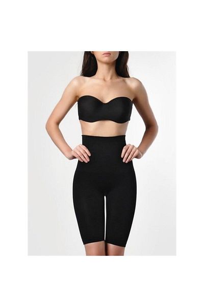 Momslab Women's Poky High Waisted Long Leg Gathering Stretchy Corset