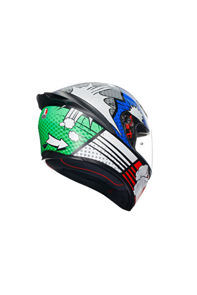 AGV K1S Bang Matt Blue Kapalı Kask