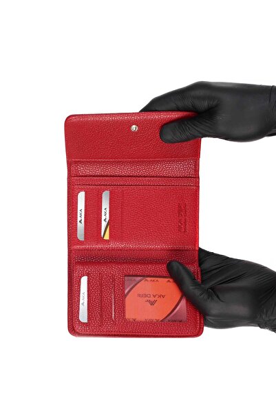 Aka Deri Genuine Leather Women's Wallet (450-8)