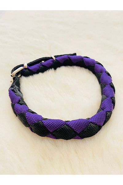 Sürmeli Tasma 50 cm Small and Medium Breeds Neck Dog Collar Knitted Design