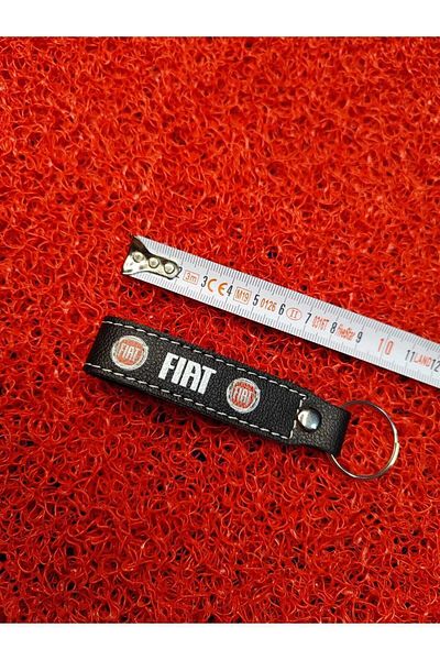 CEBECİOTO Black Fiat Strap Keychain - Style Owner Design
