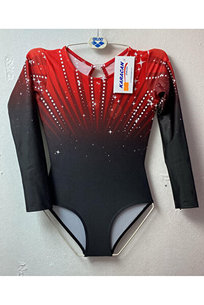 Rhytmine CD-43 Baskılı Cimnastik Mayo