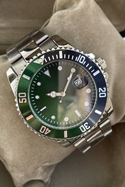 Leerybee Çelik Kordon Takvimli Klasik Erkek Kol Saati Spor Metal Saat Siyah Ö...