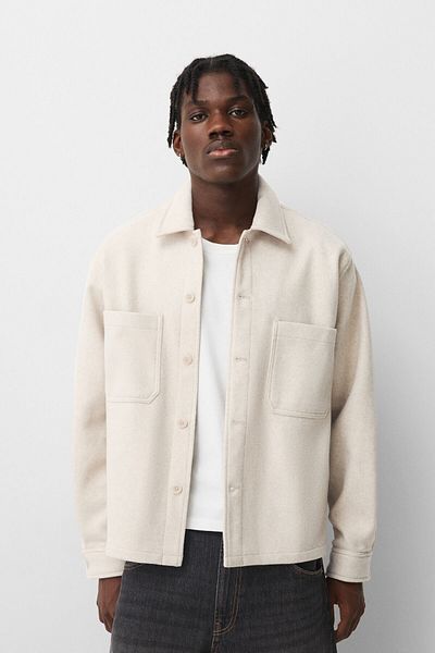 Bershka Flannel Thin Jacket