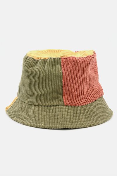 Rampage Women Colorblock  Bucket Hat, Olive Combo