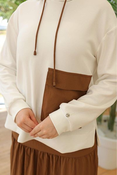 Armine طقم مكون من قطعتين بتنورة بغطاء للرأس من ARMINE TREND - 24YT619