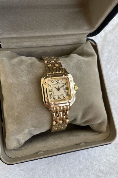 Leerybee Zarif Minimal Tasarım Metal Kordon Kadın Kol Saati Özel Siyah Kutulu Kadına Anneye Sevgiliye Hediye