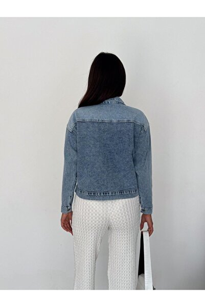 Noa Noa Πολύχρωμο Τζιν Μπουφάν - Κρυφή Τσέπη