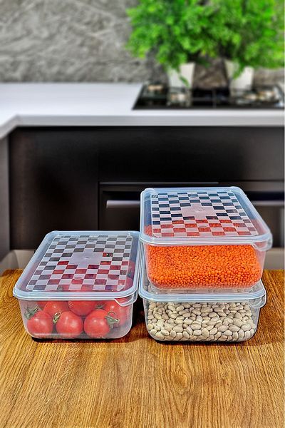 Mutfak Köşesi Set of 3 Functional Storage Containers