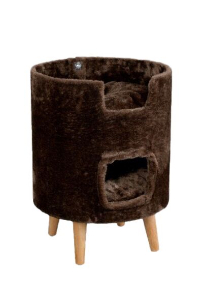 LOTUS FURNITURE PET SERIES OSLO TIRMALAMALI KEDİ EVİ