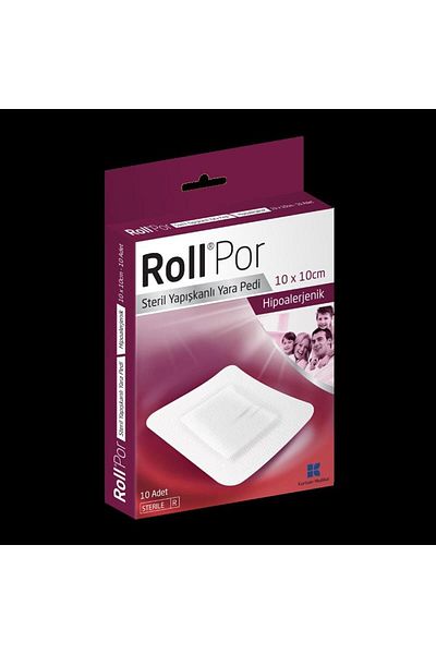 Roll وسادة الجروح 10 × 10 سم 10 قطع