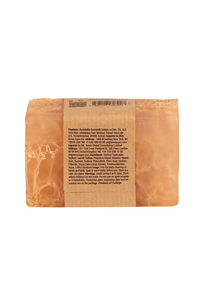 The Soap Factory Doğal Lifli BAL Sabunu 120 g - Lüks - Tüm Cilt Tipleri İçin - Mükemmel Cilt Bakımı