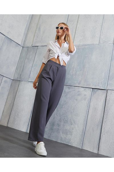BILDEŞA High Waist Women's Palazzo Trousers