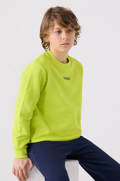 Kappa 361U7Vw Model Pistachio Green Kids Sweatshirt