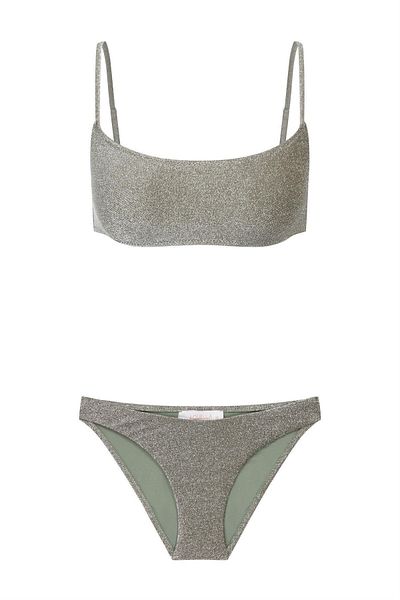 AQUELLA Σετ μπικίνι Lureks Khaki Bustier