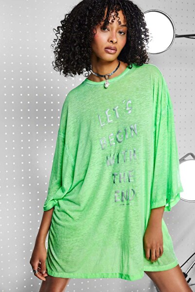 VDR Yeşil Neon Tunik 15391