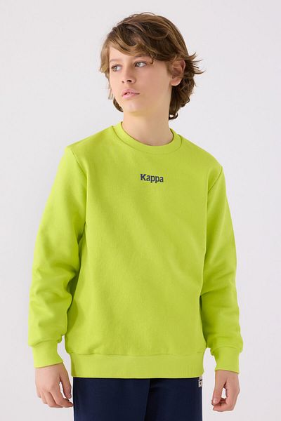 Kappa 361U7Vw Model Pistachio Green Kids Sweatshirt