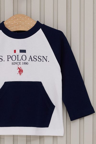 U.S. Polo Assn. Baza. Set pentru bebeluși Polo Assn Baby Boy Cream
