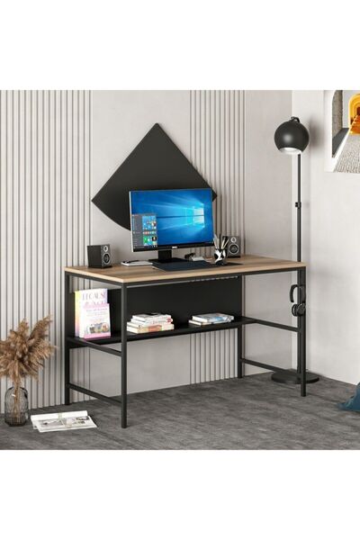 Minar Greta Çalışma Masası Modül1 - Dore/siyah