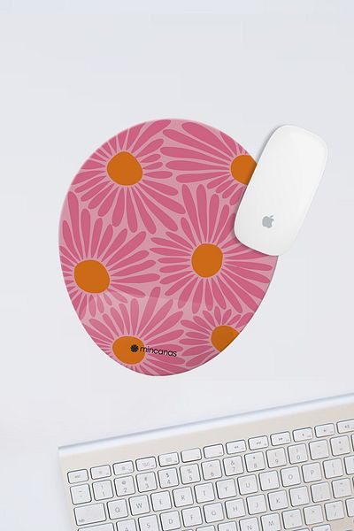 Mincanas Colorful Wrist Supported Oval Mouse Pad Mouse Pad