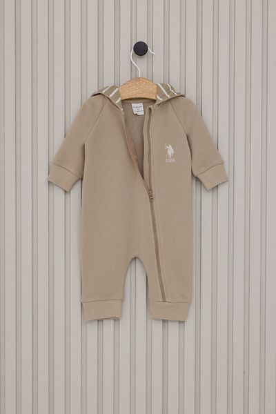 U.S. Polo Assn. Salopeta maro pentru bebelusi
