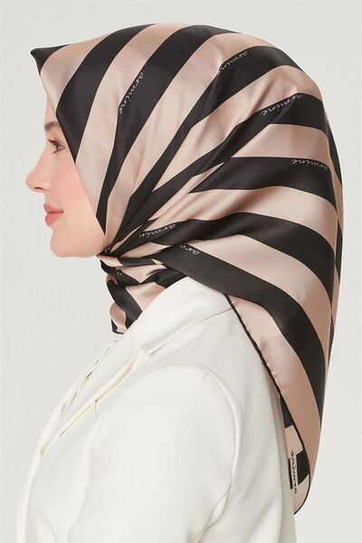 Armine Nostalji Serisi Tivil ipek Eşarp %100 Pure Silk 8504 03