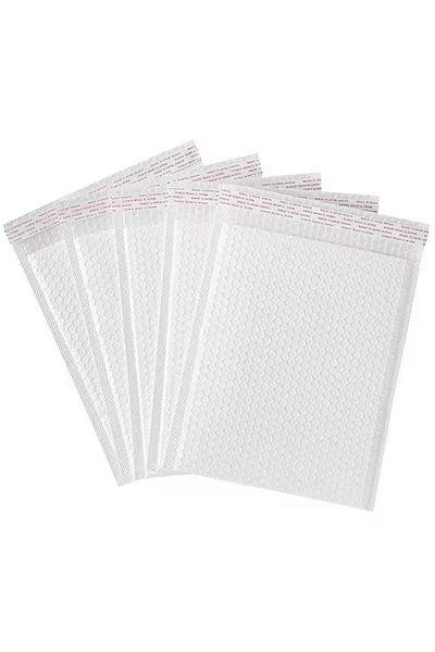 Şeker Ofisi White Bubble Cargo Bag - 11 X 13 Cm, 4 Cm with Lid, 50 Pieces