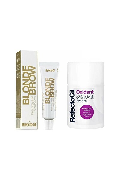 sommeow Refectocil Kaş Kirpik Boyası Sarı Blonde Brow 15 ml Krem Oksidan 100 ml