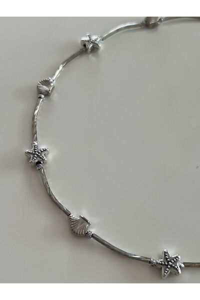 tones official Midye Deniz Yıldızlı Boru Kolye