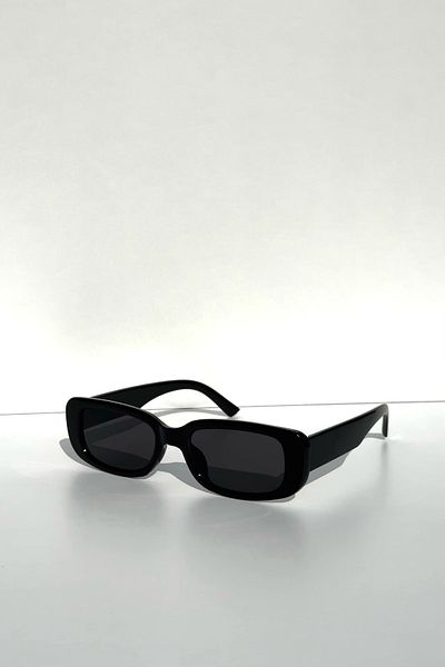 roscoe Black Retro Vintage Sunglasses