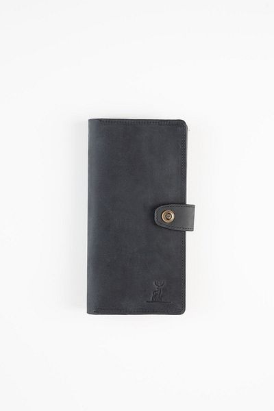 Conceria Pelle Italian Model Genuine Leather Long Wallet and Phone Holder