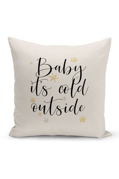Bertille Home New Year Series Double Sided Digital Printed Throw Pillow Case (Christmas Christmas Cushion Cover)