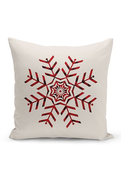 Bertille Home New Year Series Double Sided Digital Printed Throw Pillow Case (Christmas Christmas Cushion Cover)