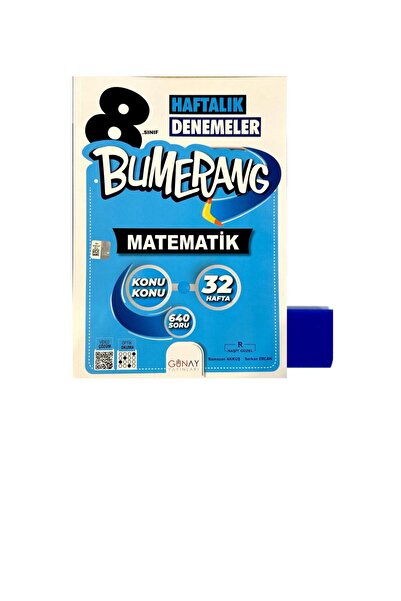 Günay Yayınları GÜNAY YAYINLARI 8.SINIF BUMERANG MATEMATİK BRANŞ DENEME-YENİ ...