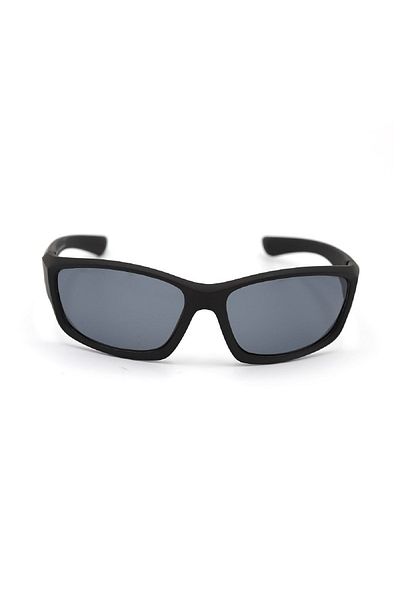 Di Caprio Men's Sports Model SunGlasses - Matte Black Curved