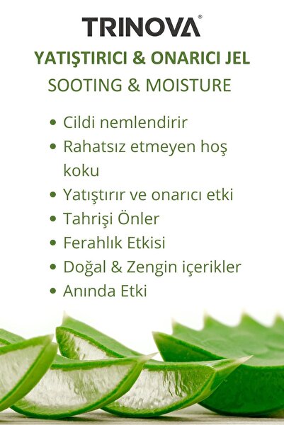Trinova Aloe Vera Nemlendirici Dinlendirici Jel